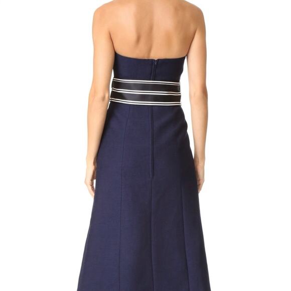 C/MEO Collective Navy Strapless Midi Dress - Picture 2 of 14